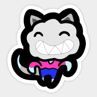 The cute smile monster cat Sticker